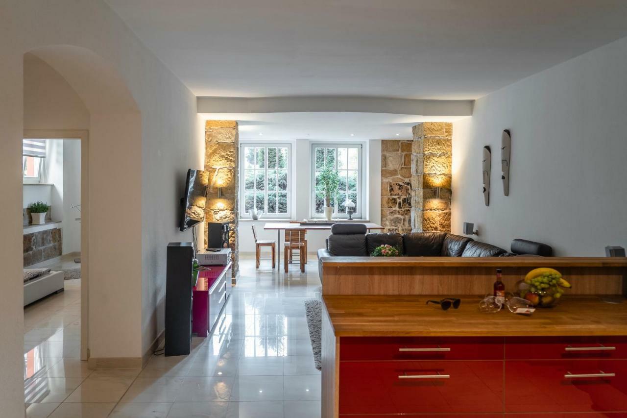 Villa Am Park Apartment Dresden Eksteriør billede